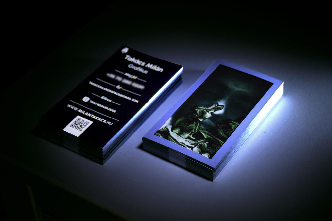 Névjegykártya terv